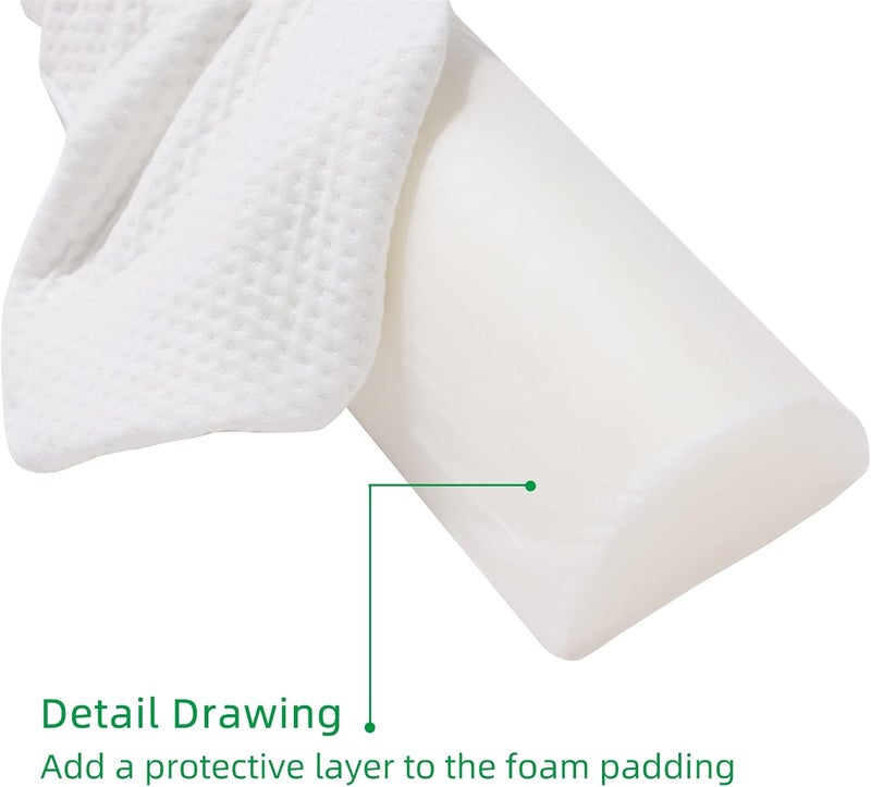 BBjixiang Toddler Bed Bumper, Foam Bed Rail for Toddlers, Bed Rail Bumper for Twin, Full, Queen and King Beds with Washable Cover 2-Pack - Image 4